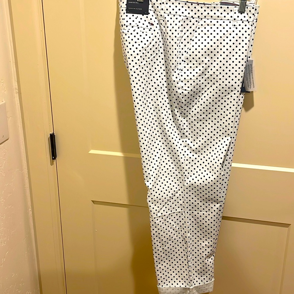 Tommy Hilfiger Women's Chino Polka Dot Pants
